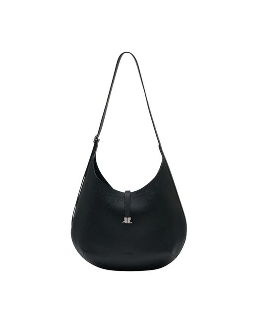 Courreges Black Shoulder Bags