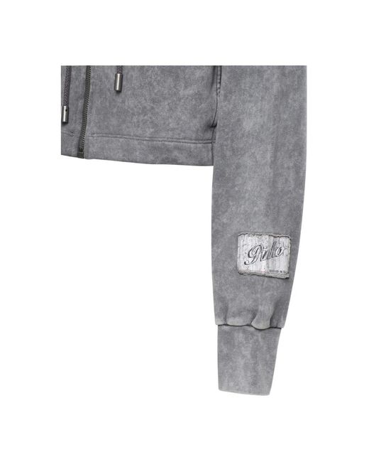 Pinko Gray Zip-Throughs