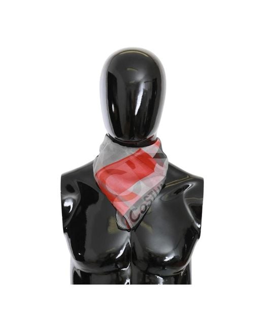 CoSTUME NATIONAL Red Silk Scarves
