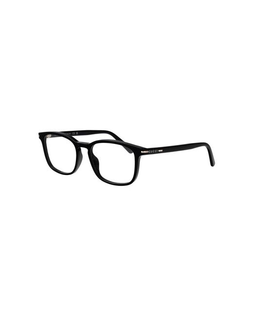 Gucci Black Eckige Brille