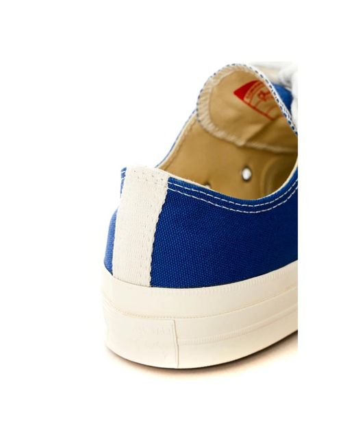 COMME DES GARÇONS PLAY Blue Sneakers for men