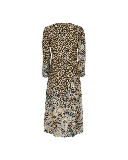Midi Dresses Etro de color Natural