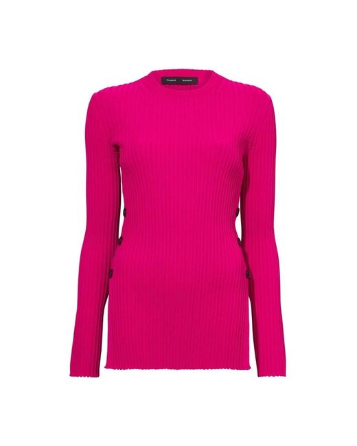 Proenza Schouler Pink Round-Neck Knitwear
