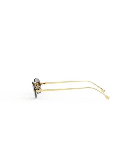 Fendi Yellow Sunglasses