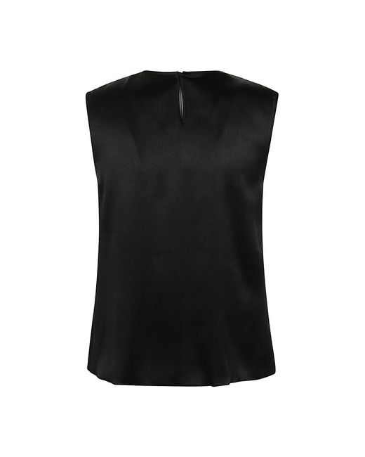 Alberta Ferretti Black Blouses