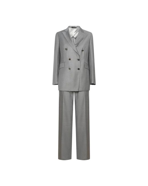 Franzese Collection Gray Double Breasted Suits