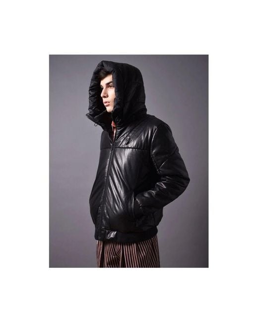 Winter Jackets di Poche Paris in Black da Uomo