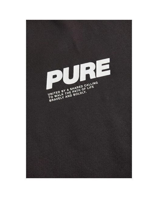 Pure Path Pure Sweater in het Black voor heren