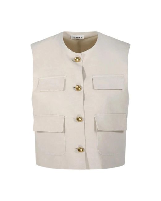 Vests P.A.R.O.S.H. en coloris Natural