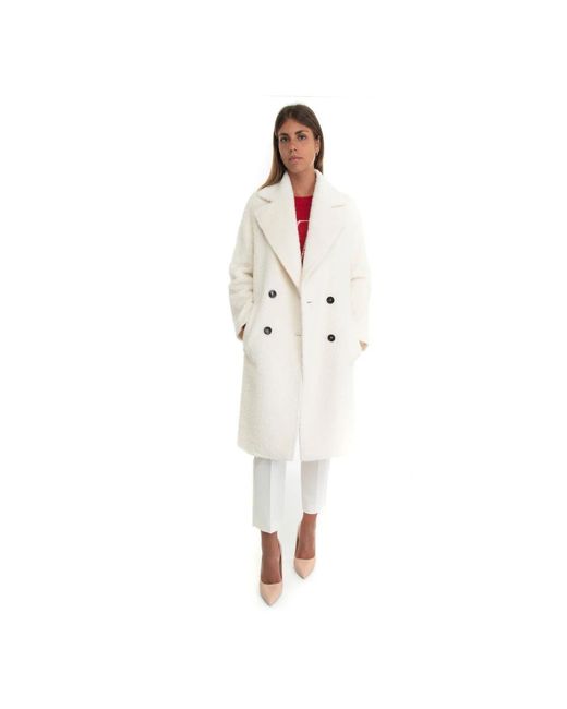 Coats > double-breasted coats Max Mara Studio en coloris White