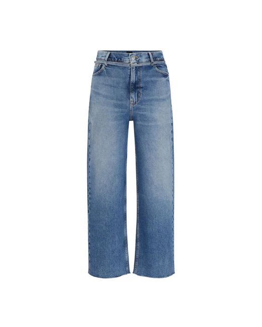 Boss Blue Cropped Jeans