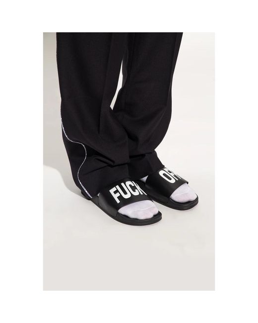 VTMNTS Black Sliders for men