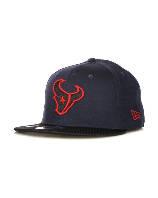 KTZ Blue Houston texans flache schirmkappe schwarz