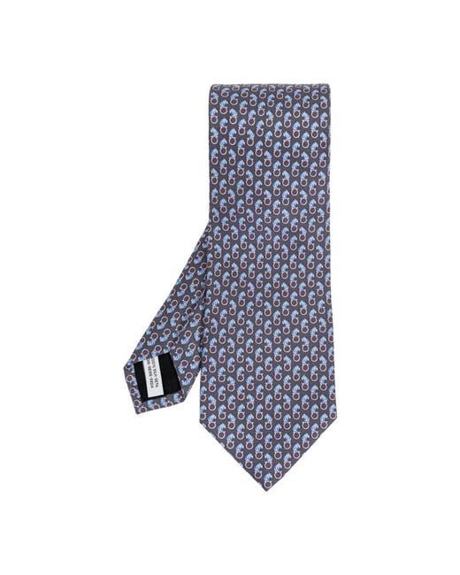 Ferragamo Blue Ties for men