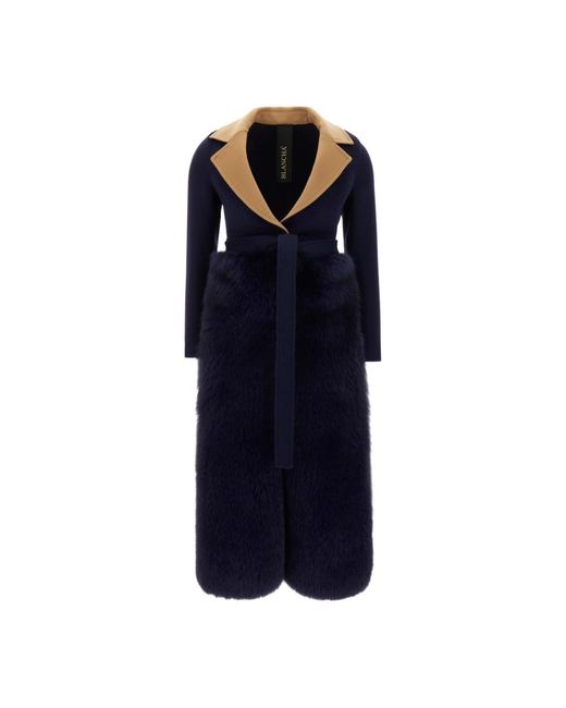 Coats > belted coats Blancha en coloris Blue