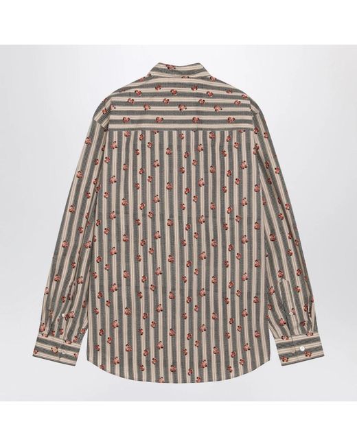 Dries Van Noten Gray Casual Shirts for men