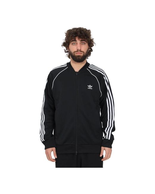 Adidas Er Zip-Sweatshirt - Stilvoll und Bequem in Black für Herren