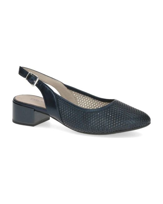 Caprice Blue Pumps