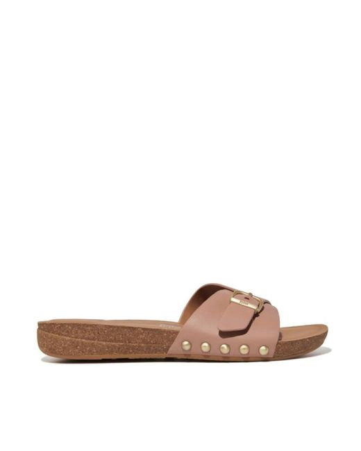 Shoes > flip flops & sliders > sliders Fitflop en coloris Brown