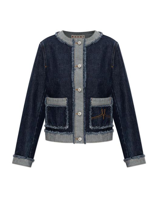 Marni Blue Denim Jackets