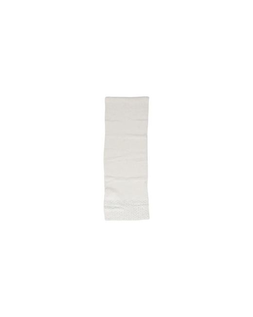 Pieces White Winter Scarves
