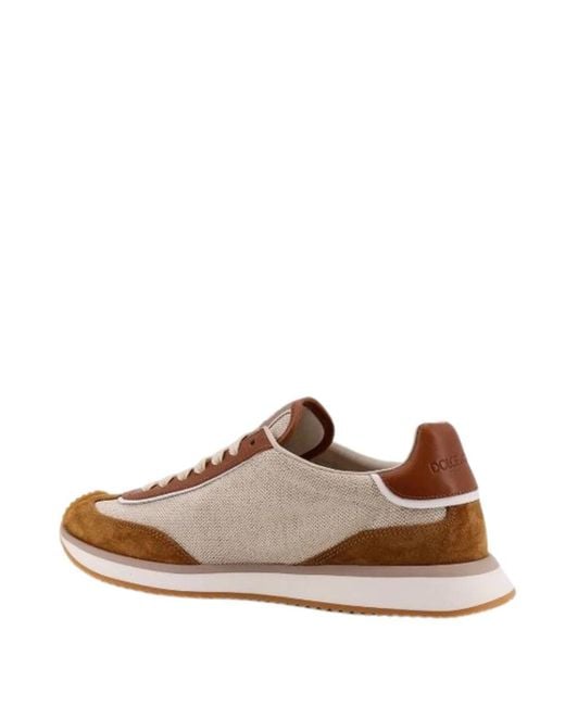 Dolce & Gabbana Brown Flat Shoes Canvas for men