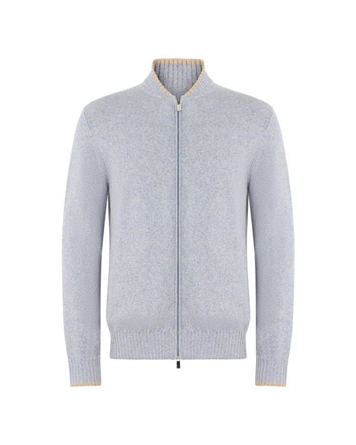Fedeli Blue Cardigans for men