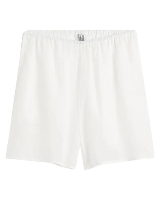 Totême White Sommer Shorts Für Einen Stylischen Look