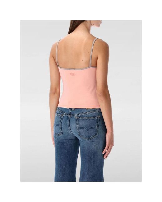 Sleeveless Tops DIESEL en coloris Blue