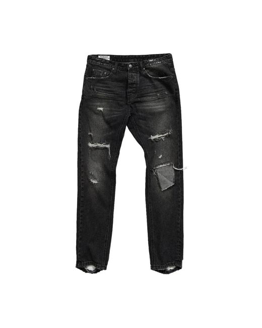 Jeans denim mare nero di One Teaspoon in Black da Uomo