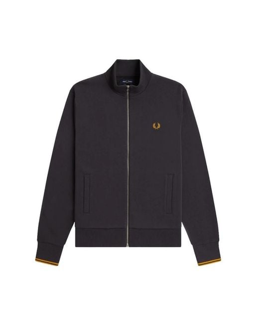 Zip-Throughs di Fred Perry in Blue da Uomo