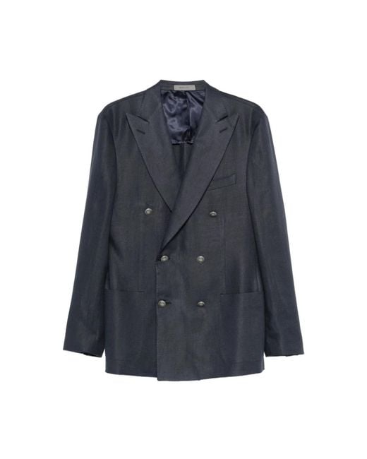Corneliani Blue Blazers for men