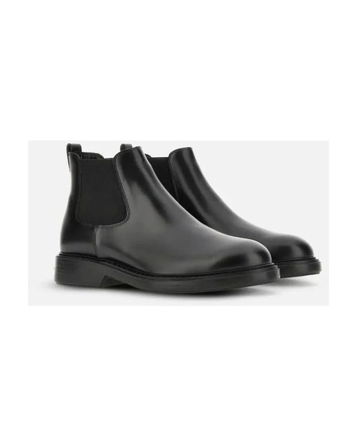 Hogan Black Chelsea Boots for men
