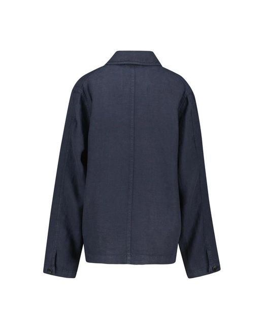 Closed Cargo Overshirt in het Blue voor heren