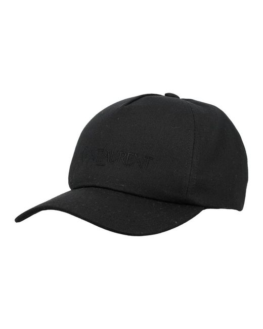 Saint Laurent Black Caps for men