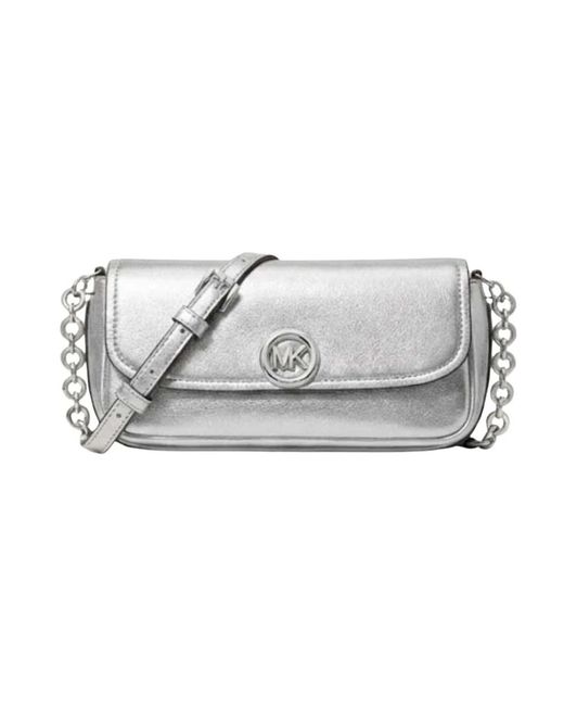 Michael Kors Metallic Cross Body Bags