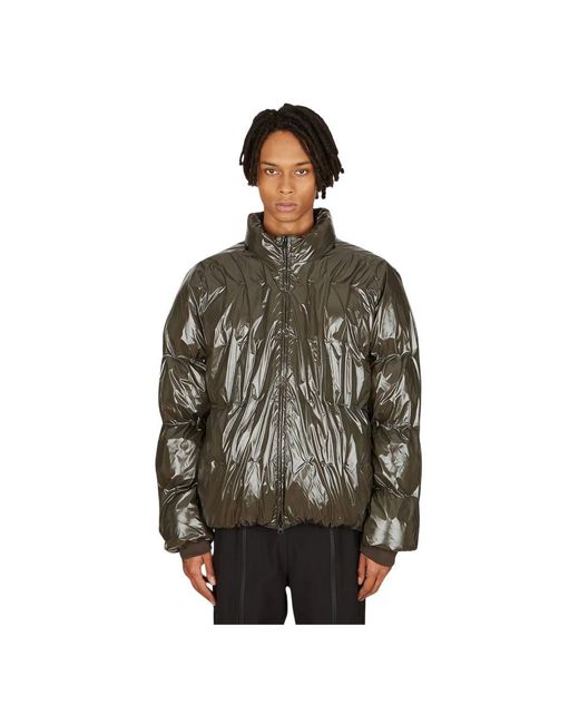 Post Archive Faction PAF Brown Down Jackets for men