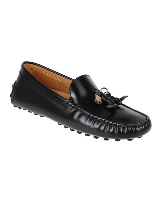 Tod's Black Loafers