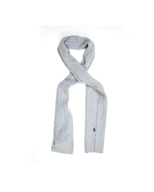 Polo Ralph Lauren Gray Winter Scarves for men