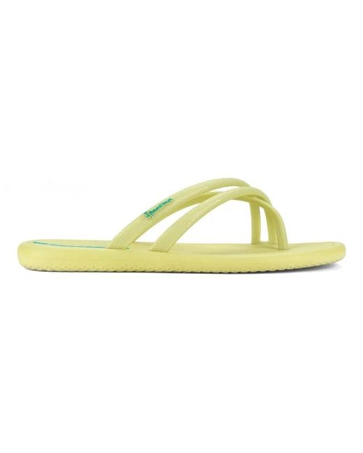 Ipanema Yellow Stilvolle flache sandalen