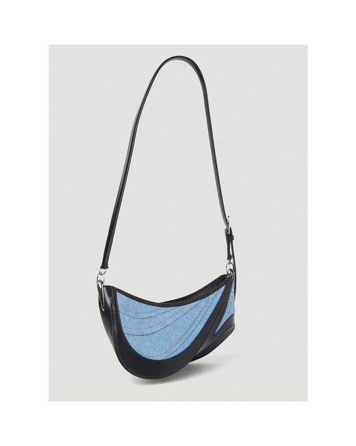 Mugler Blue Shoulder Bags