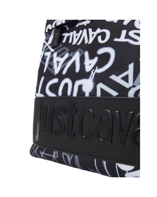 Just Cavalli Black Cross Body Messenger for men