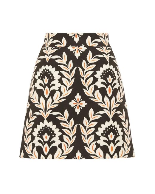 LaDoubleJ Rokken ,Veelkleurig ,Polyester Baia Mini Rok in het Black