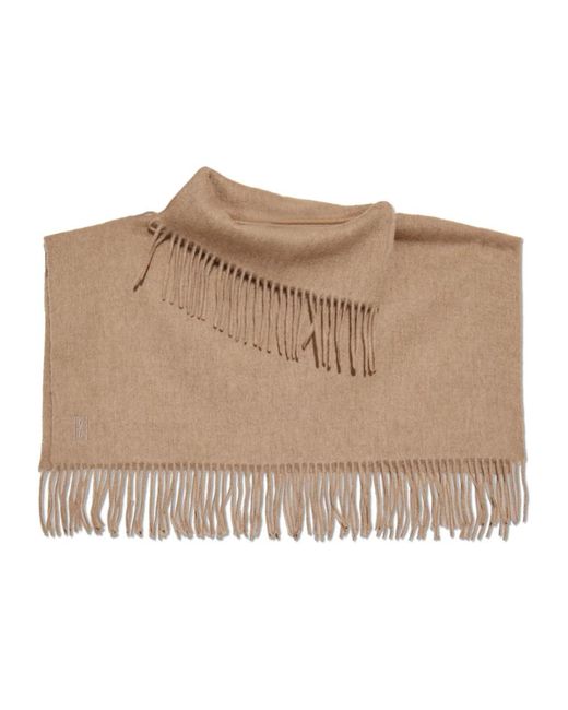 By Malene Birger Jassen ,Wol Korte Poncho 'Turtla' in het Brown