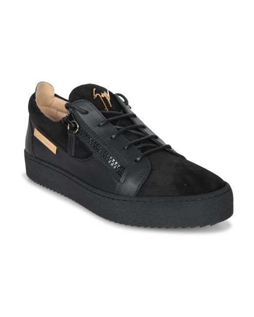 Giuseppe Zanotti Black Sneakers for men