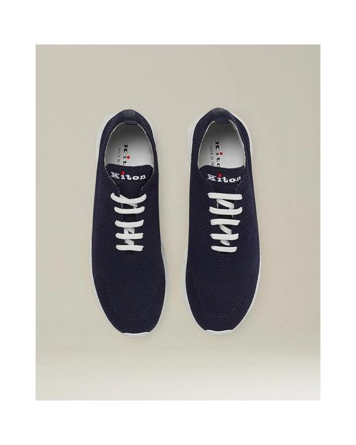 Kiton Sneakers in het Blue