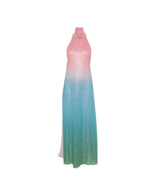 Oseree Blue Maxi Dresses