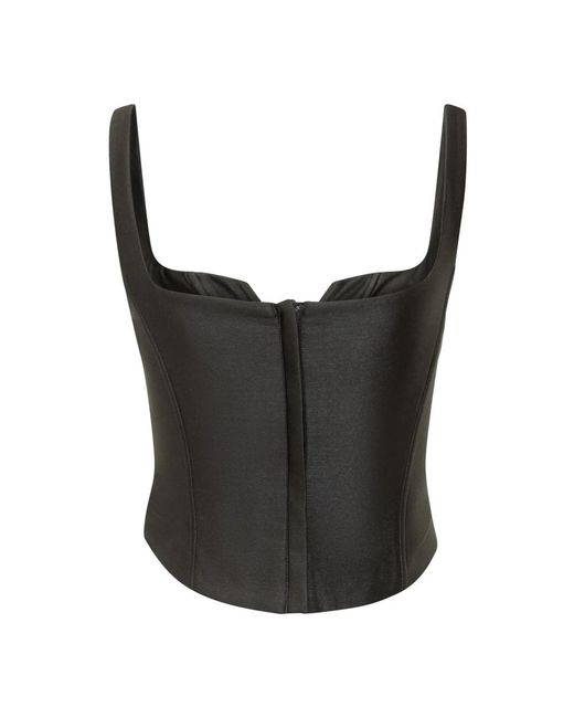 Self-Portrait Black Sleeveless Tops