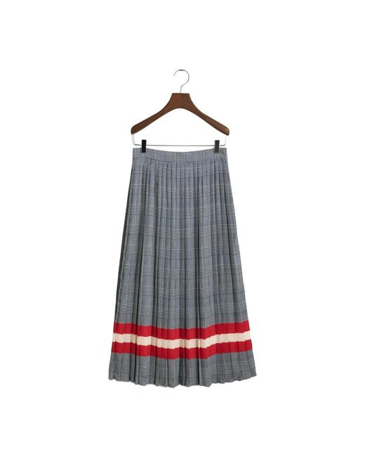 Midi Skirts di Gant in Blue
