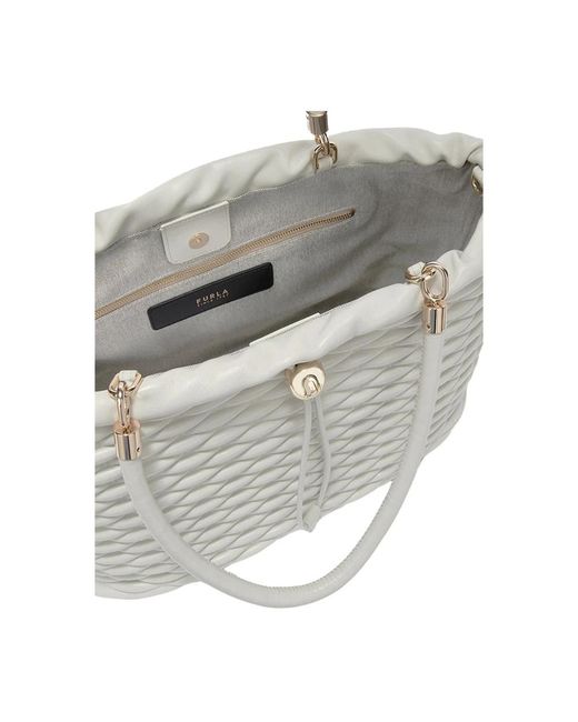 Furla Gray Handbags